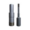 Core pin drill for granite and engineered stone